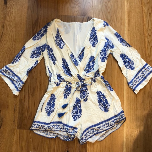 Half sleeve romper - Picture 1 of 5